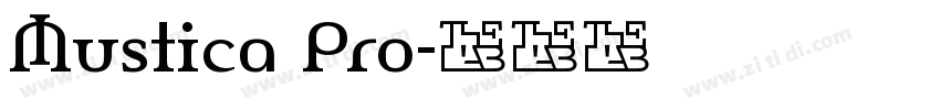 Mustica Pro字体转换